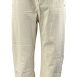 ZARA  Womens White High Waisted Tapered Barrel Casual Cropped Denim Jeans Size 2 Photo 0