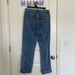 Pretty Little Thing EUC | women’s light wash high waisted straight cut jeans — 8 Photo 4