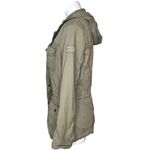 Abercrombie & Fitch A&F Womens Size M Green Hoodie Snap Jacket Cotton Abercrombie Fitch Photo 4