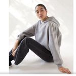 Urban Outfitters $5/$25 Jewel Silver Stone Sleeve Oversized Hoodie Size Medium Photo 1