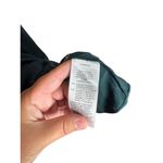 Madewell Smoke Spruce Green Satin Shift Mini Dress Medium Career Long Sleeve Photo 3