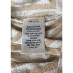 Derek Heart Juniors Size M Tan White Stripe Nautical Crop Pants Cotton Wide Leg Photo 6