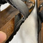 Betula Birkenstock Thong Sandals Black Leather Pearls Size 38 W7 Photo 9