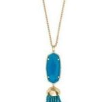 Kendra Scott NWT! Eva Goldplated Brass Tassel Pendant Necklace Photo 0