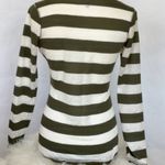 EXPRESS ✨ Green&Cream Striped Lace Long Sleeve Top✨ Photo 2