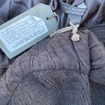 ALLSAINTS Tia Top Womens US Size 4 Black Smocked Textured Long Sleeve Shirt New Photo 5