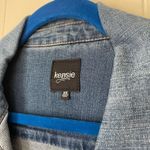 Kensie Jeans Short Denim Jacket Stretch Button Flap Pockets Women’s Size XS Photo 2