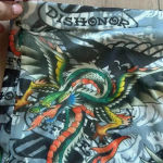 Ed Hardy NWT  Dragon Wings Mesh Mini Skirt Sz M Photo 3
