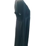 Duo Maternity Dress Size Medium Black Short Sleeve Photo 3