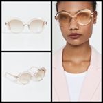 Zimmermann 💕💕 Amelie Butterfly Sunglasses ~ Nude Acetate 100% UV Protection NWT Photo 3