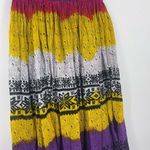 Vintage Y2K Bohocore Minimalist Ruffle Maxi Skirt SZ M Early 2000s Size M Photo 2