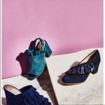 Anthropologie Anthro KMB 38 pinup girl vintage inspired ruffle strap pumps Photo 4