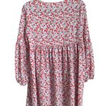 Jack by BB Dakota  size S babydoll puff sleeve peplum chiffon floral top tunic Photo 1