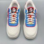 Nike Women's Shoes Rare Air Force 1 Shadow White Red blue Photo 6