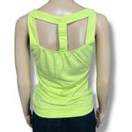 Maurice's  Womens Tank Top Shirt Sleeveless Pullover V Neck Neon Yellow XS Photo 3