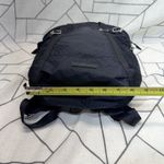 Athleta Excursion Backpack Black Gym Travel Nylon Expandable Mesh Pockets Photo 6