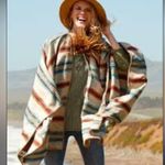 Pendleton  Aztec Southwest Wool Cape Poncho Tommy Bahama Photo 1