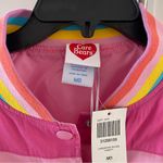 Hot Topic CARE BEARS Rainbow Varsity Bomber Racing Jacket Girls Juniors Size Medium NEW Photo 7
