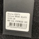 One Teaspoon  Black Street Walker Jean Shorts in Worn Black Photo 1