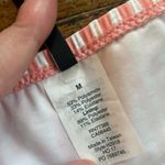 J.Crew  Striped Bikini Set Off Shoulder‎ Swimsuit Beach Cute Pink White Photo 3