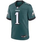 NFL Team Apparel Men's Philadelphia Eagles Jalen Hurts Nike Midnight Green Team Game Jersey Photo 2