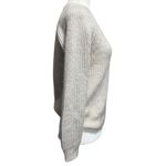 Comptoir des Cotonniers Mohair Blend Cream with Subtle Shimmer Sweater US XXS Gold Photo 1