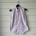 Ralph Lauren Polo  Women's Striped Cotton Oxford Sleeveless Shirt Photo 1