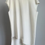 Worthington Women's Dress Size L White Lagenlook Asymmetrical Swing Tunic Photo 0