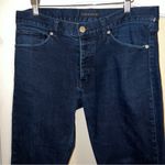 Theory Hayden Straight Slim Fit Dark Wash Denim Button Fly Jeans Photo 7