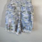 Pilcro  Anthropologie Cut Off Denim Short Overalls Womens 25 Pastel Beachy Jean Photo 2