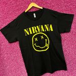 Nirvana never mind grunge rock Tshirt size large Photo 2