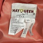 May‎ Queen Couture 10 Pink Strappy Rhinestone Accent Maxi Chiffon Formal Dress Photo 6