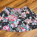 Aeropostale  Women’s Hot Pink Floral Skirt XL Mini Stretch Photo 0