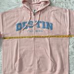 NWT Pacific & Co. Women’s full zip hoodie Destin Florida Heather soft pink XXL Photo 4