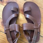 Vivobarefoot Womens 41 Sandals Opanka Casual Slip On Leather Brown 11 new Photo 1