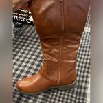 Wild Diva Mid Calf Cognac Boots Photo 13
