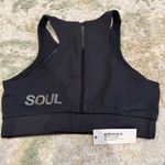 Soul Cycle Black High-Neck Sports Bra Photo 2