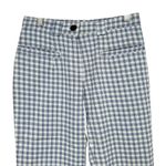 Calvin Klein Jeans Womens Blue Plaid Pants Size 25 NWT Cotton Spandex Photo 1