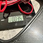 Red White Striped Camisole Tank Top Womens sparkle glitter basic layer small Photo 6