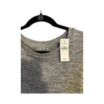 Loft  Women's Space-Dye Gray 3/4‎ Tie Open Sleeve Knit Top Tunic size large Photo 1