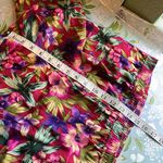 Vintage Jones New York Hawaii Floral Rayon Shorts Red Size L Photo 4
