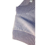 Mimosa Womens Sm Knit Sweater Vest Top Sleeveless Ribbed Neck Small 100% Acrylic Purple Photo 3