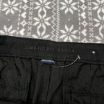 American Eagle New Khaki Skinny Bermuda Shorts In Black Size 24 Photo 5