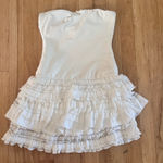 Garage NWOT  strapless ruffle dress Photo 0