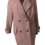 Missguided  Double Breasted Mauve Pink Pea Coat Size 6 Photo 0