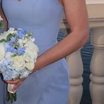 Azazie Dusty Blue Chiffon  Dress Photo 0