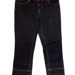 Simply Vera Womens  by Vera Wang Medium Wash Straight Leg Cropped Jeans Size 2 Photo 0