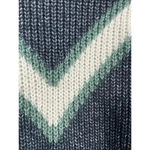 Abercrombie & Fitch Women Size Small Knit Sweater Dress Gray Navy Green Varsity Photo 5