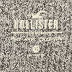 Hollister Gray Must Have Notch Neck Ribbed Flowy Long Sleeve Shirt Size XS Photo 5