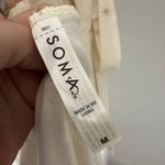 Soma ‎ White Tan Star Robe Size Medium Photo 5